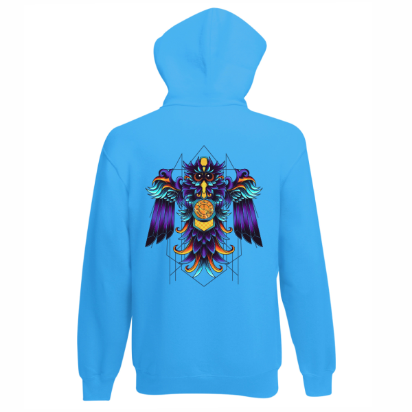 OWLY CLOCK универсален суичър с качулка